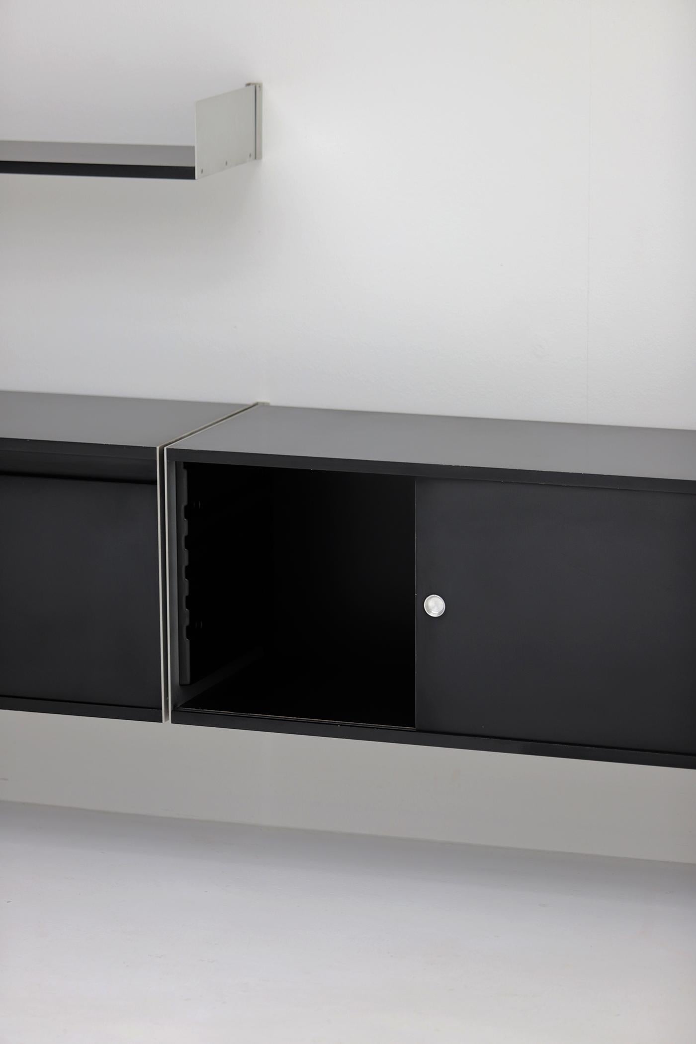estantería modular de pared de mediados del siglo 606 de Dieter Rams para Vitsoe años 60 en Bueno estado para la venta en Antwerpen, Antwerp