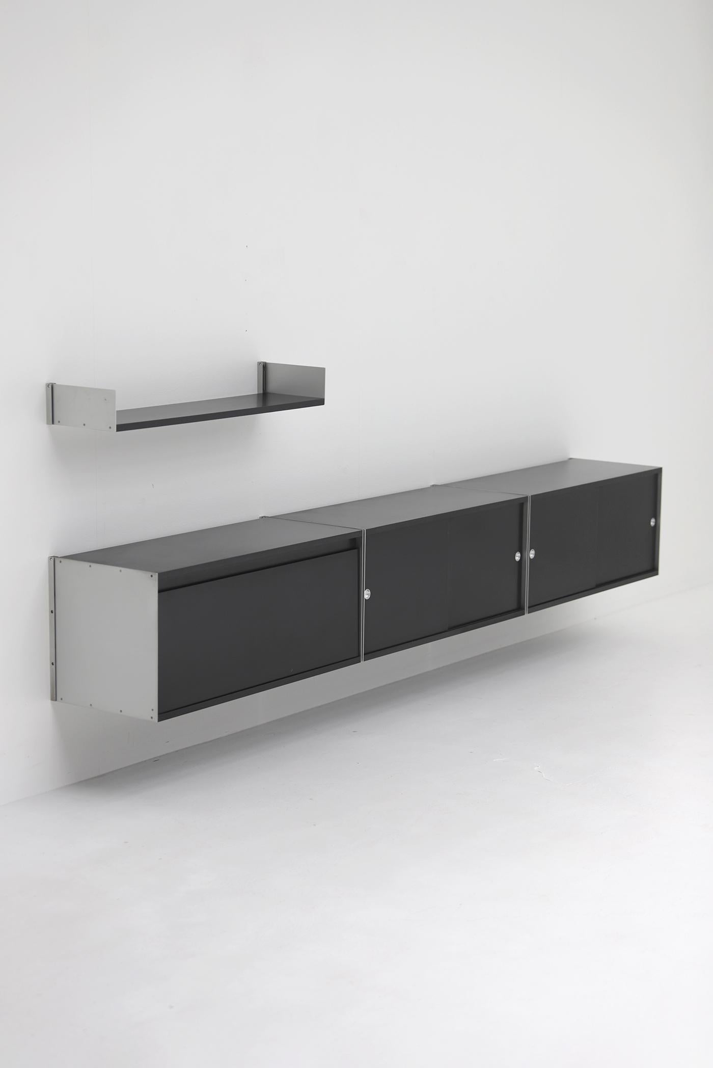 estantería modular de pared de mediados del siglo 606 de Dieter Rams para Vitsoe años 60 mediados del siglo XX en venta