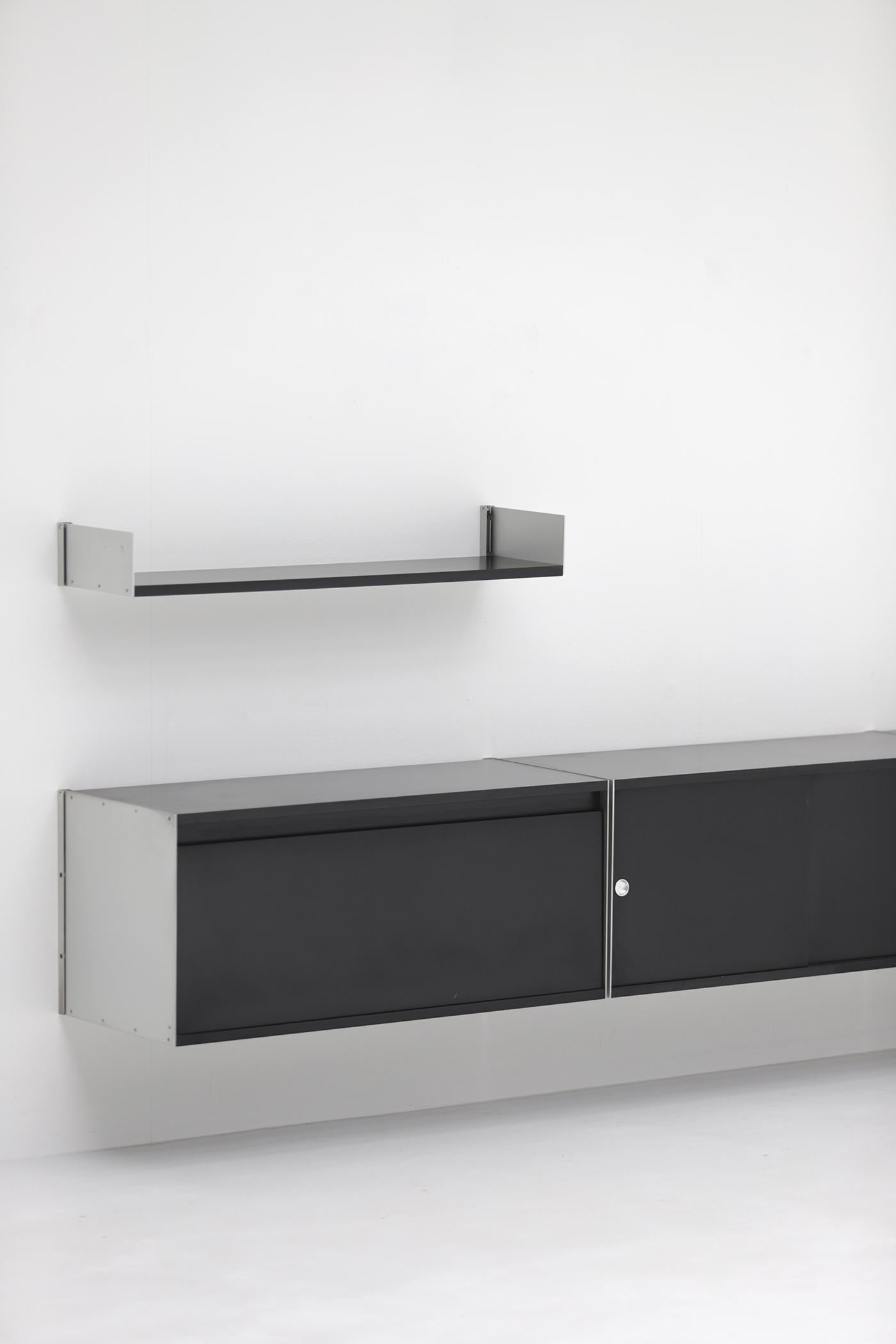 estantería modular de pared de mediados del siglo 606 de Dieter Rams para Vitsoe años 60 en venta 1