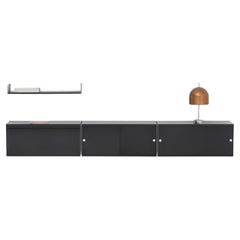midcentury 606 modular wall shelving by Dieter Rams for Vitsoe 1960s