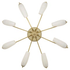 Midcentury 8-Arm Sputnik Lamp, Germany, 1950s