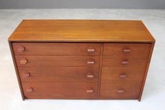 Midcentury 8 Drawer Chest of Drawers by John and Silvia Reid For Stag