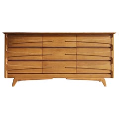 Midcentury 9 drawers dresser by Vic Art