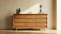 Midcentury 9 drawers dresser by Vic Art