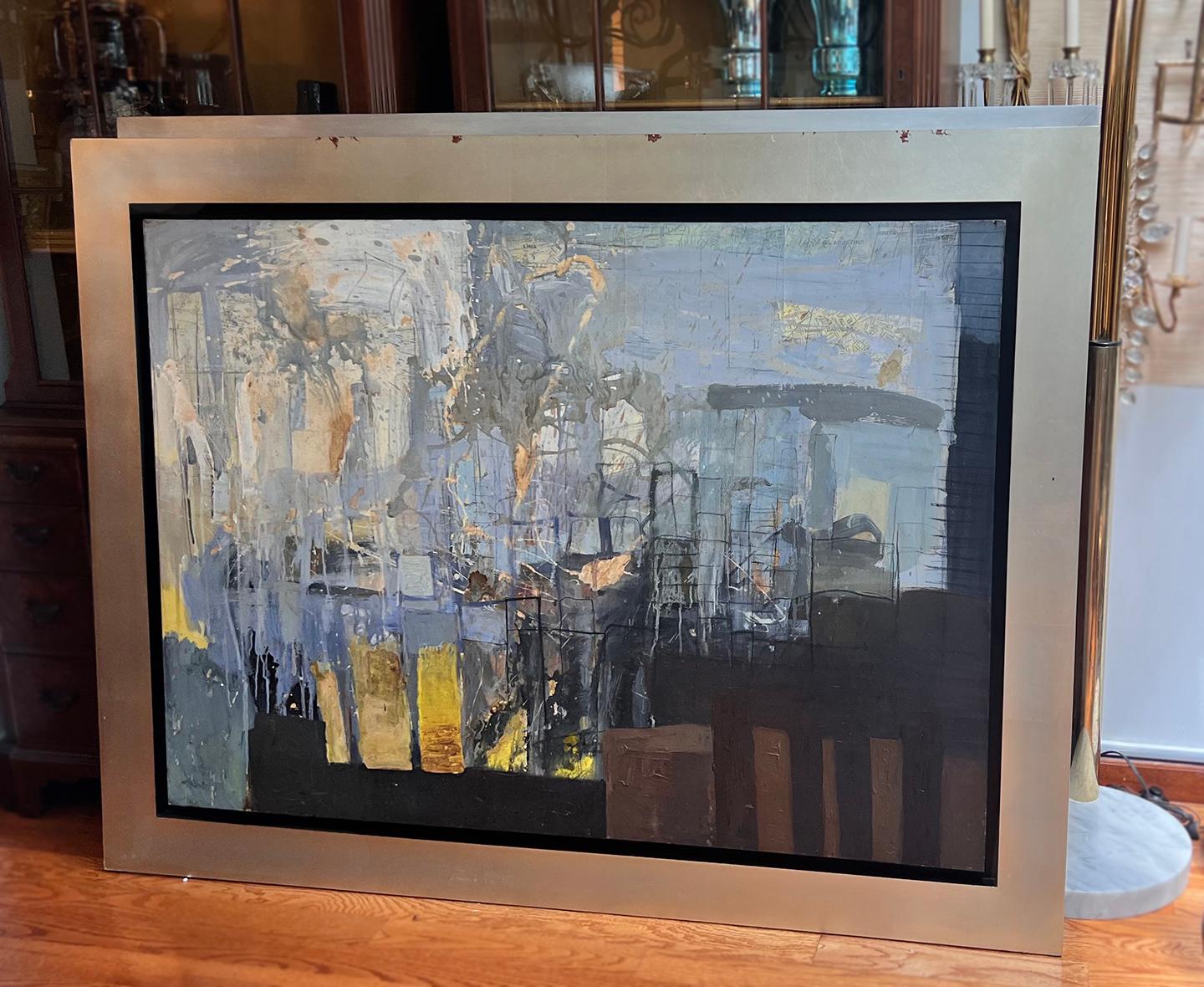 Midcentury Abastract Painting For Sale 2