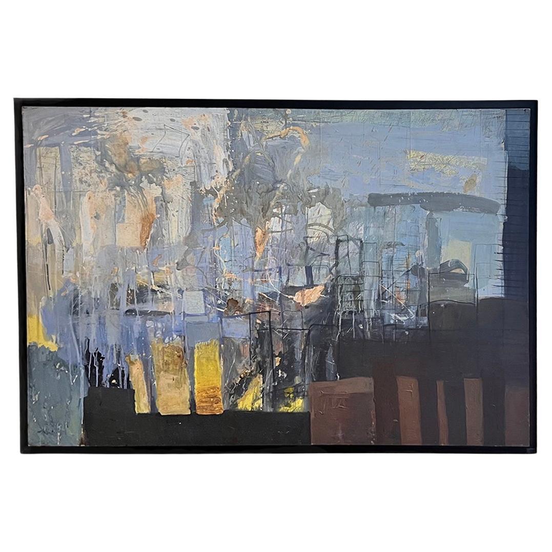 Midcentury Abastract Painting For Sale