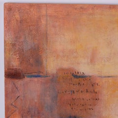 Midcentury Abstract Acrylic Painting