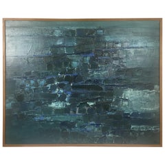 Midcentury Abstract Art Composition by Mark Janson, circa 1958