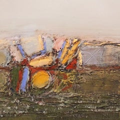 Midcentury Abstract Oil Painting by Fernando Texidor