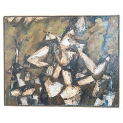 Pittura ad olio astratta del Medioevo