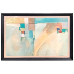 Midcentury Abstract Print by R. Anthony Askew