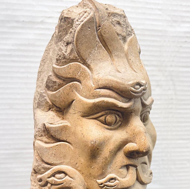 Midcentury Abstract Stone Sculpture For Sale at 1stDibs