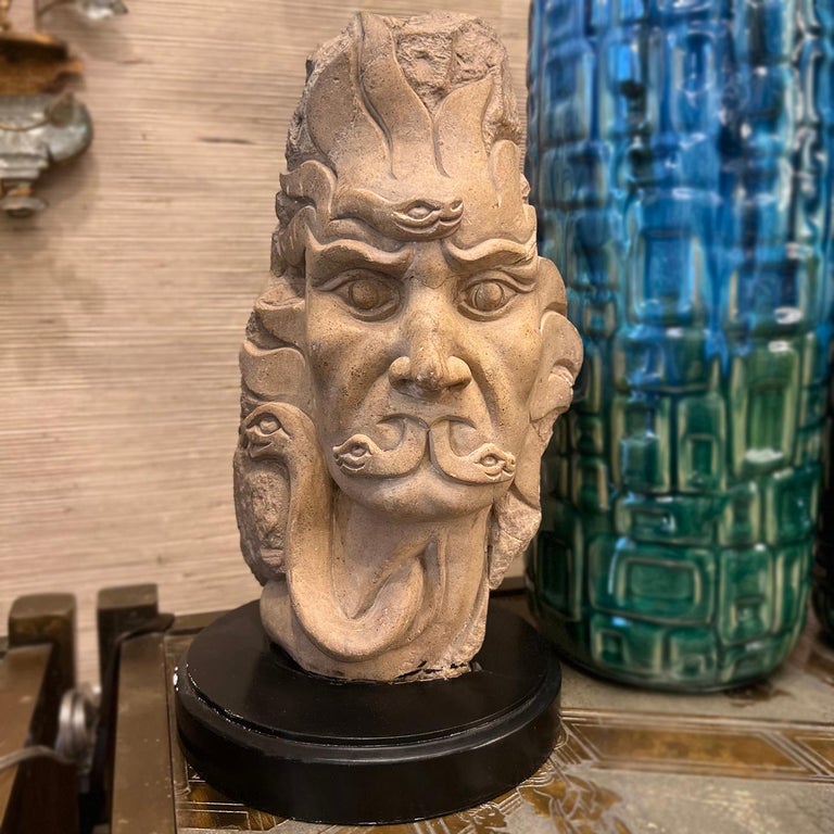 Midcentury Abstract Stone Sculpture For Sale at 1stDibs