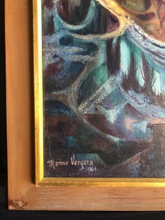 Midcentury Abstract Titled "Capricho Onirico"