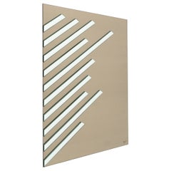 Specchio da parete astratto in stile Mid-Century di Romeo Rega per Nazaret, Italia, anni '70