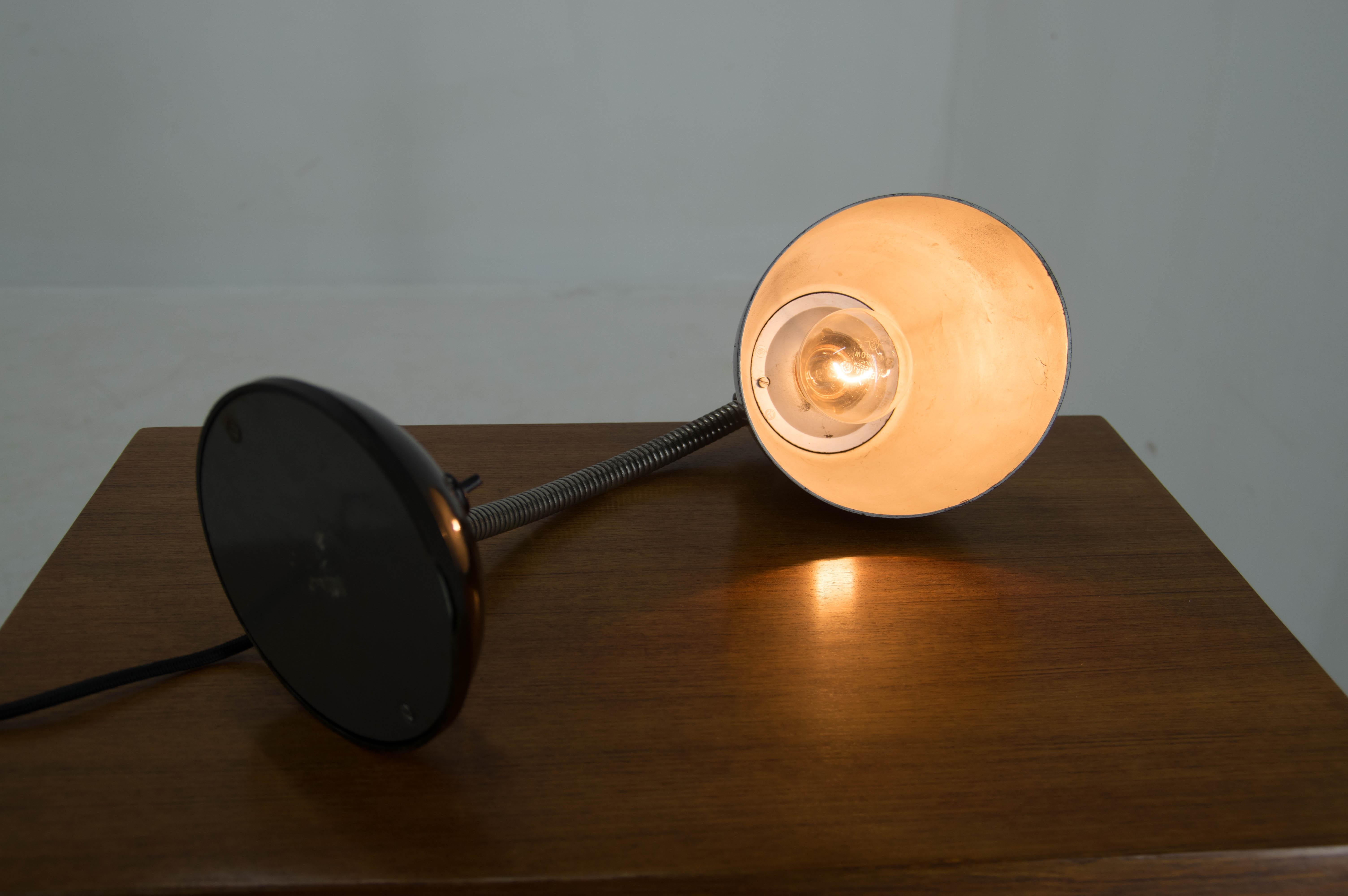 Mid-20th Century Midcentury Adjustable Bakelite Table Lamp by Eric Kirkman Cole, 1950s For Sale
