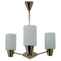 Midcentury Adjustable Chandelier/Kamenický Šenov, 1960s