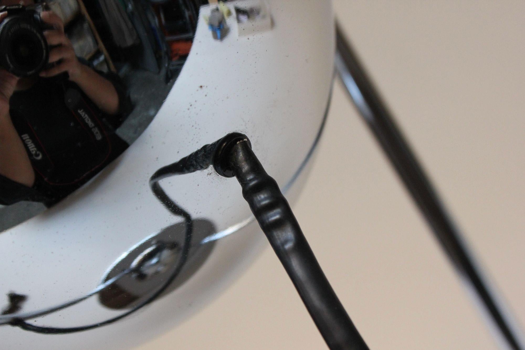 Midcentury Adjustable Chrome Eyeball Tischlampe im Angebot 3