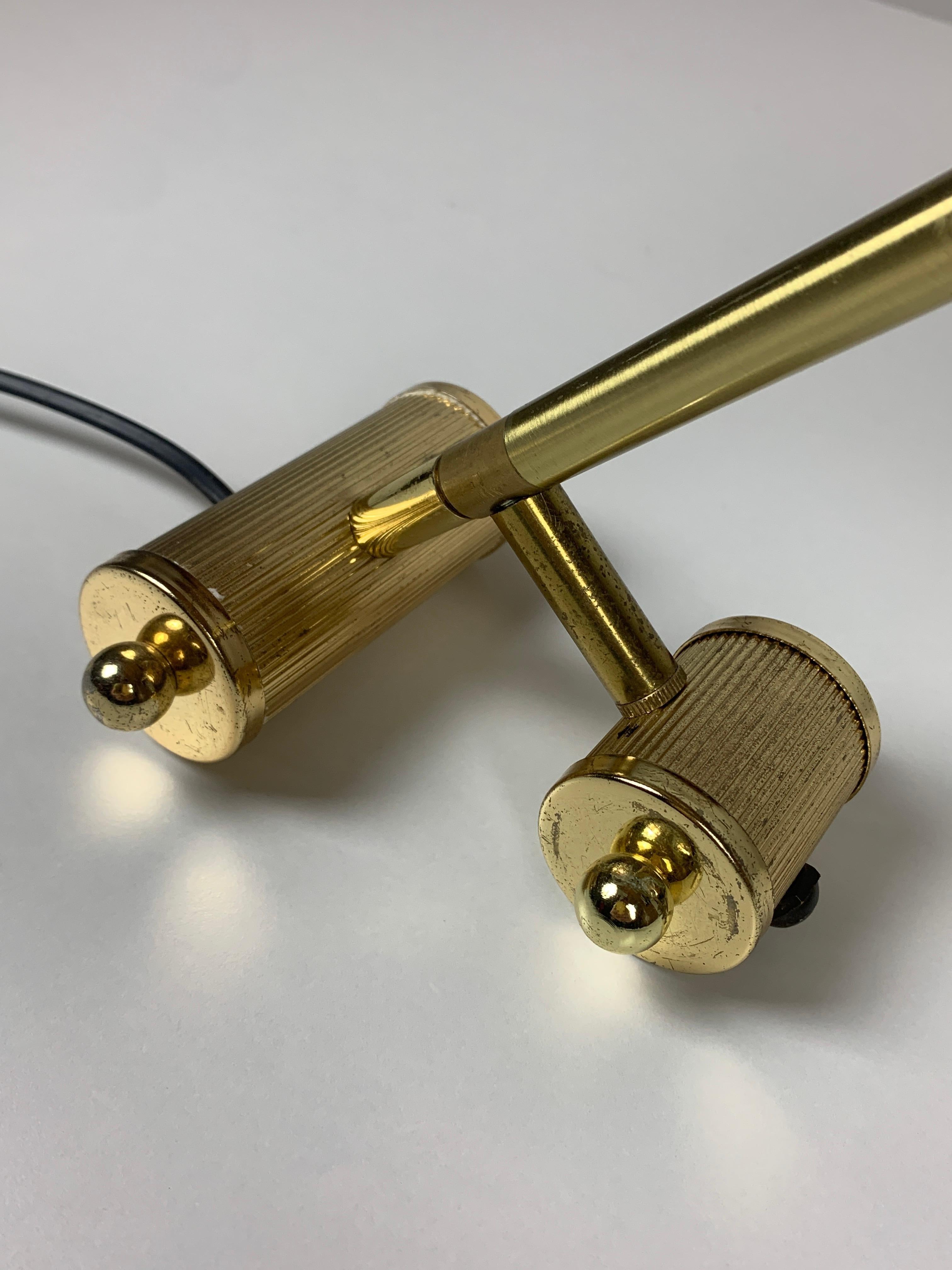 Midcentury adjustable diabolo counter balance architectural desk lamp, 1960s For Sale 3