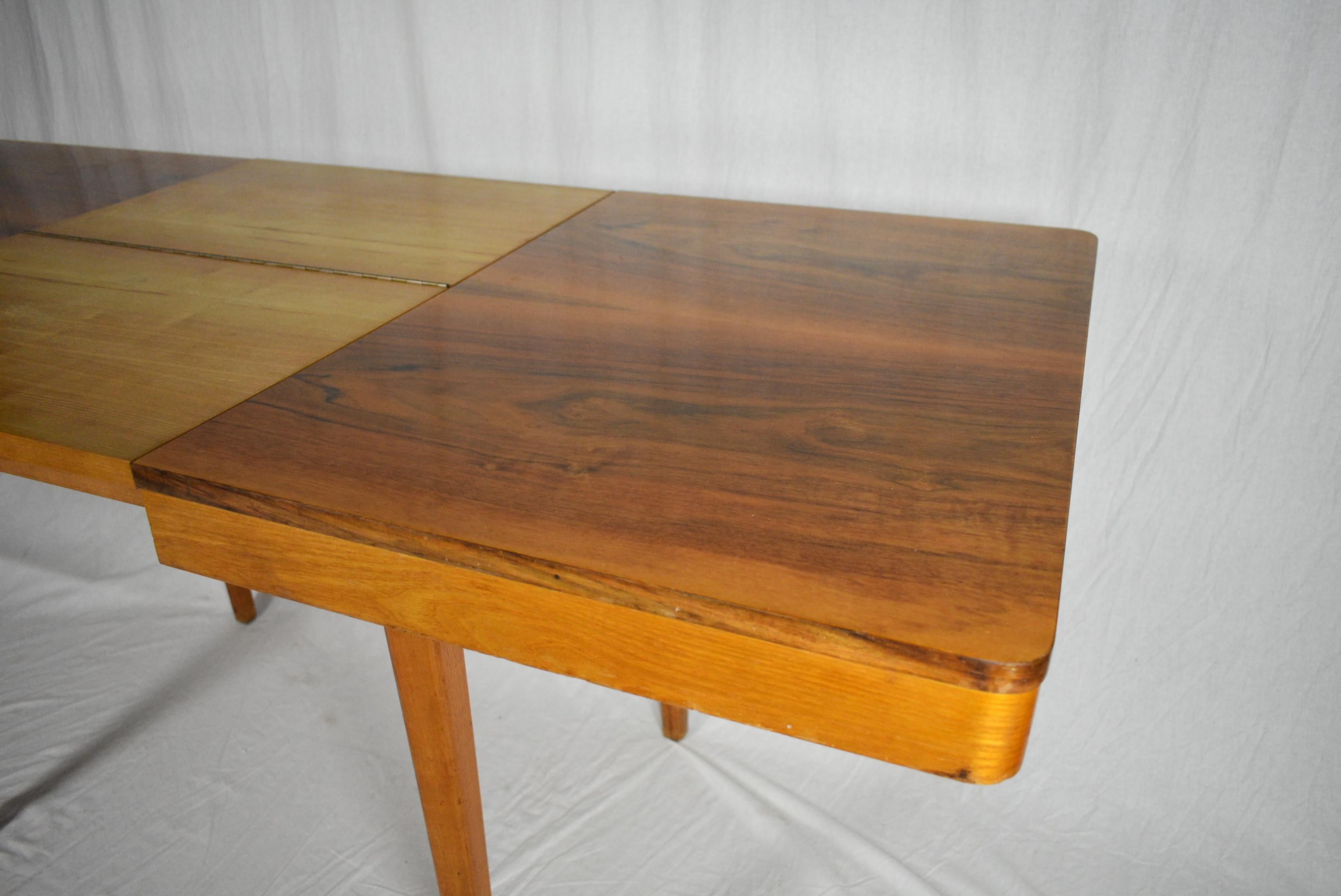 Mid-20th Century Midcentury Adjustable Dining Table by Jindrich Halabala for UP Závody Brno For Sale