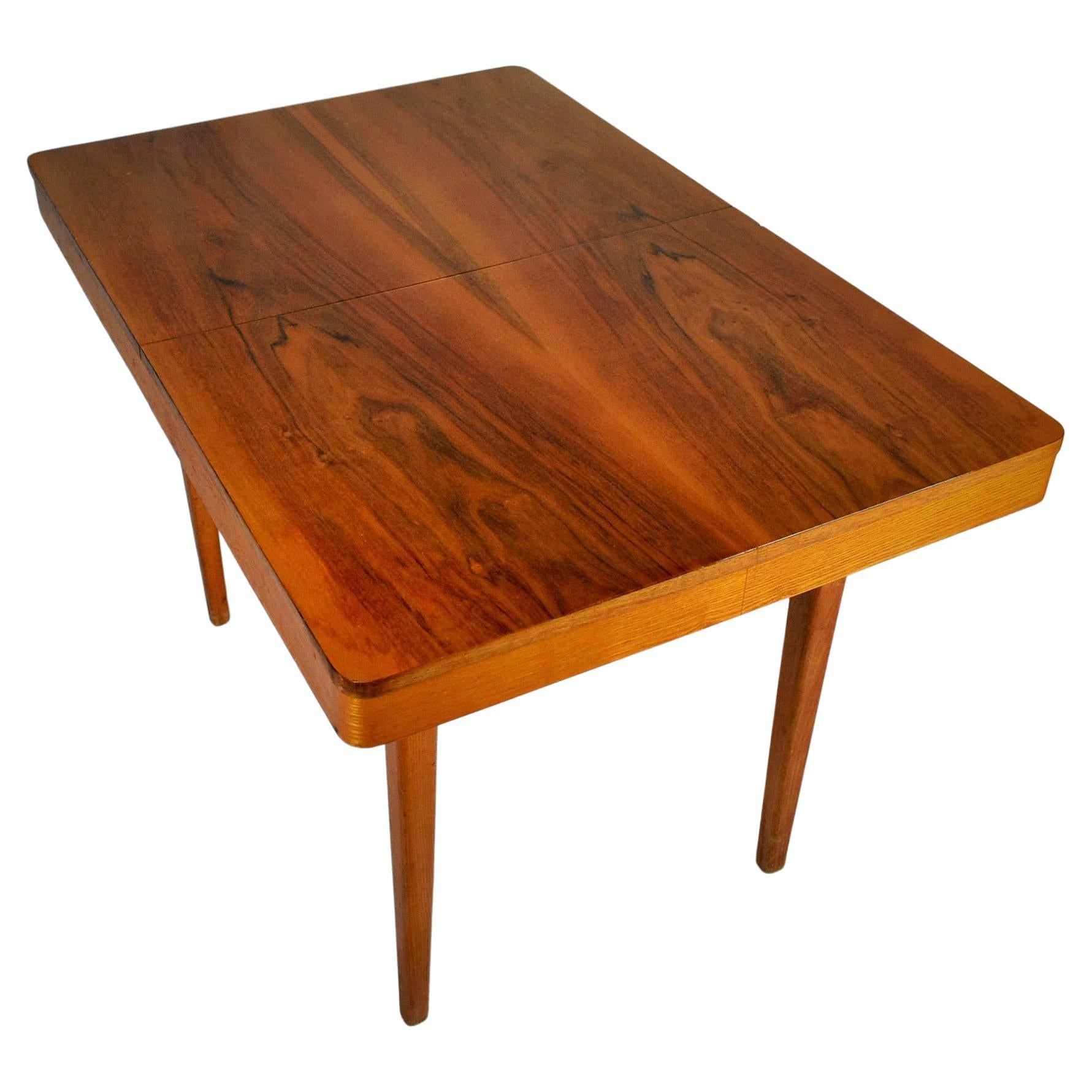 Mesa de comedor regulable de mediados de siglo de Jindrich Halabala para UP Závody Brno