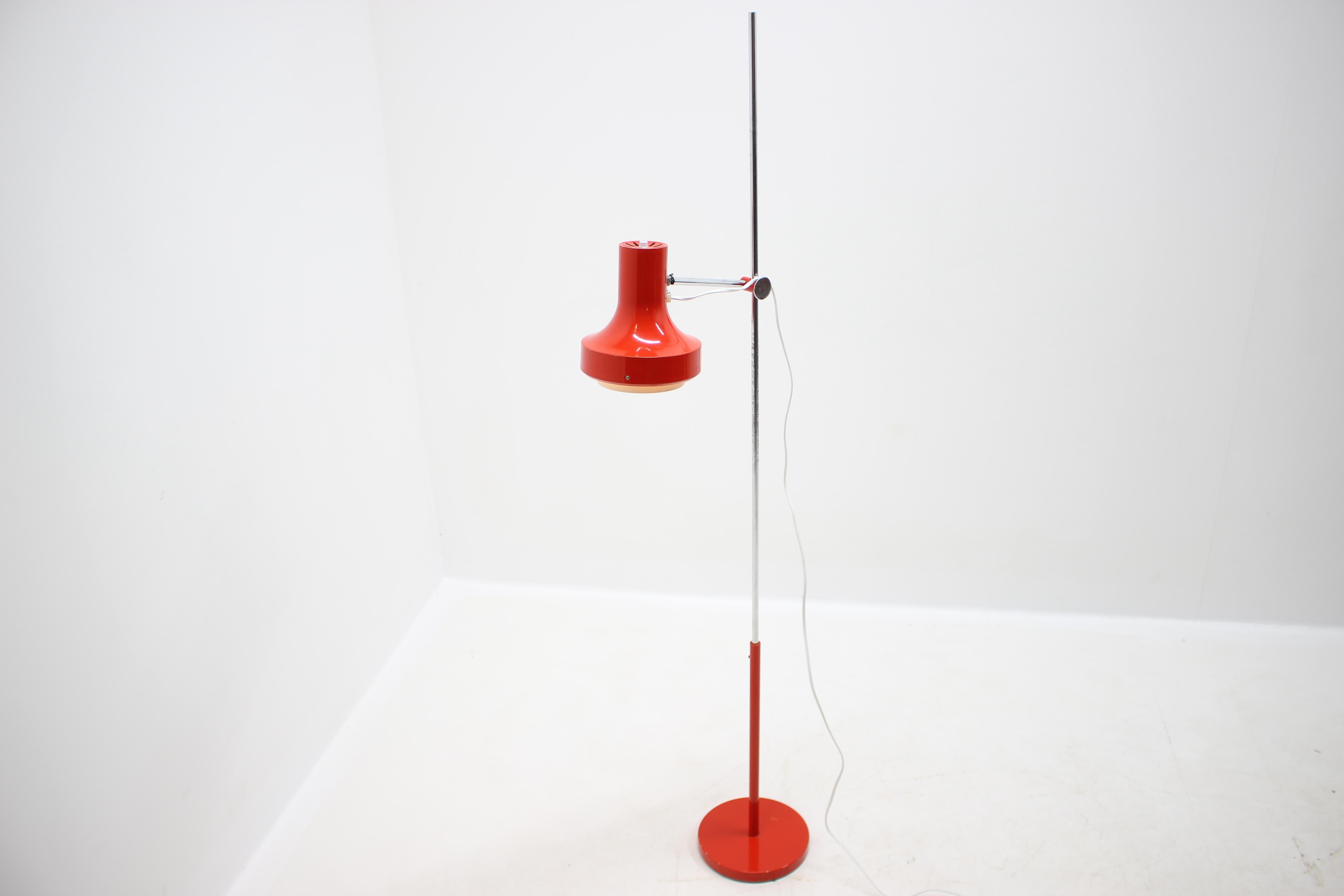 Mid-Century Modern Midcentury Adjustable Floor Lamp Designed by Josef Hurka, 1960s For Sale