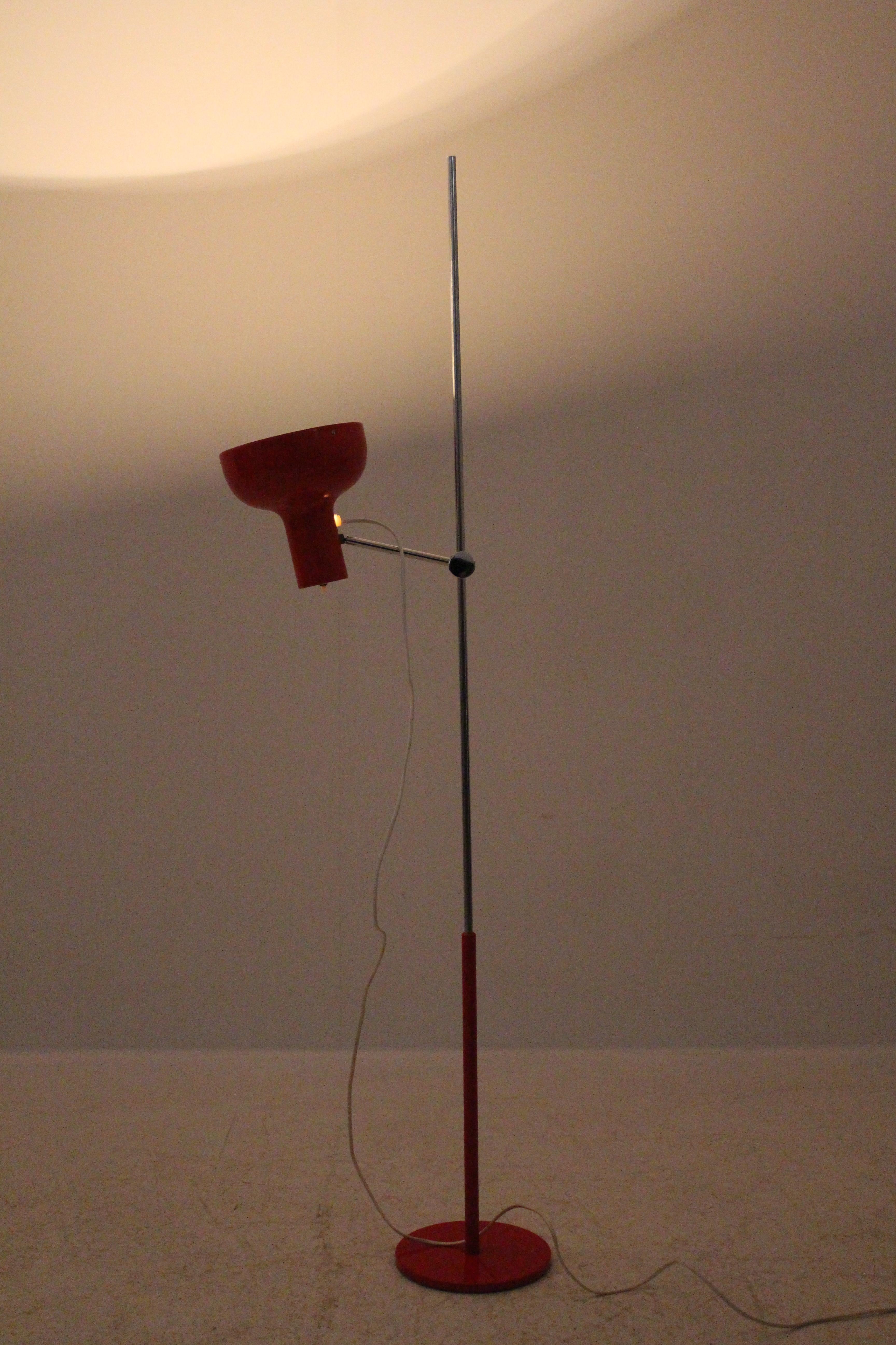 Mid-20th Century Midcentury Adjustable Floor Lamp Napako, Josef Hůrka, 1960s