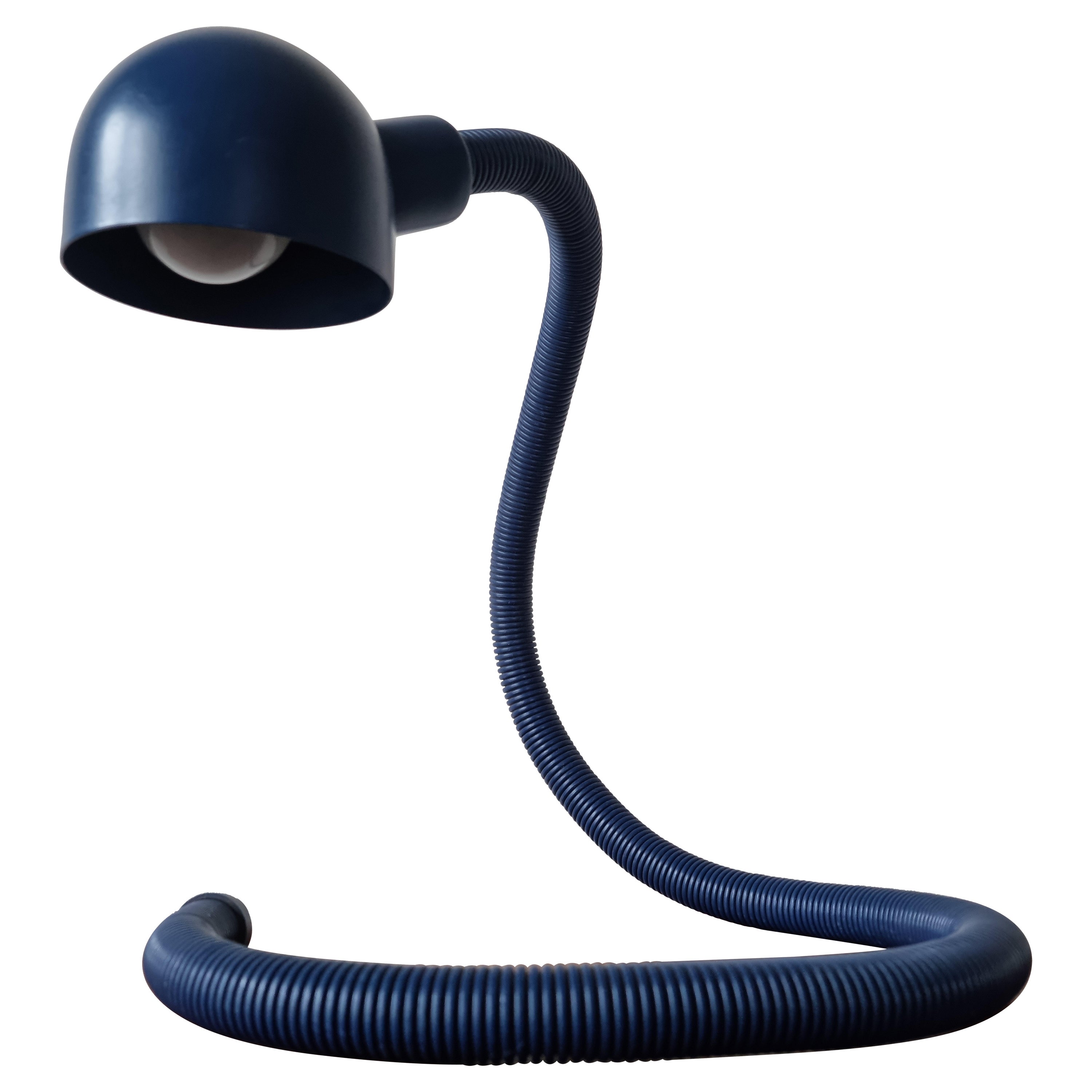 Midcentury Adjustable Iconic Table Lamp Hebi, Isao Hosoe, Valenti Luce, 1970s