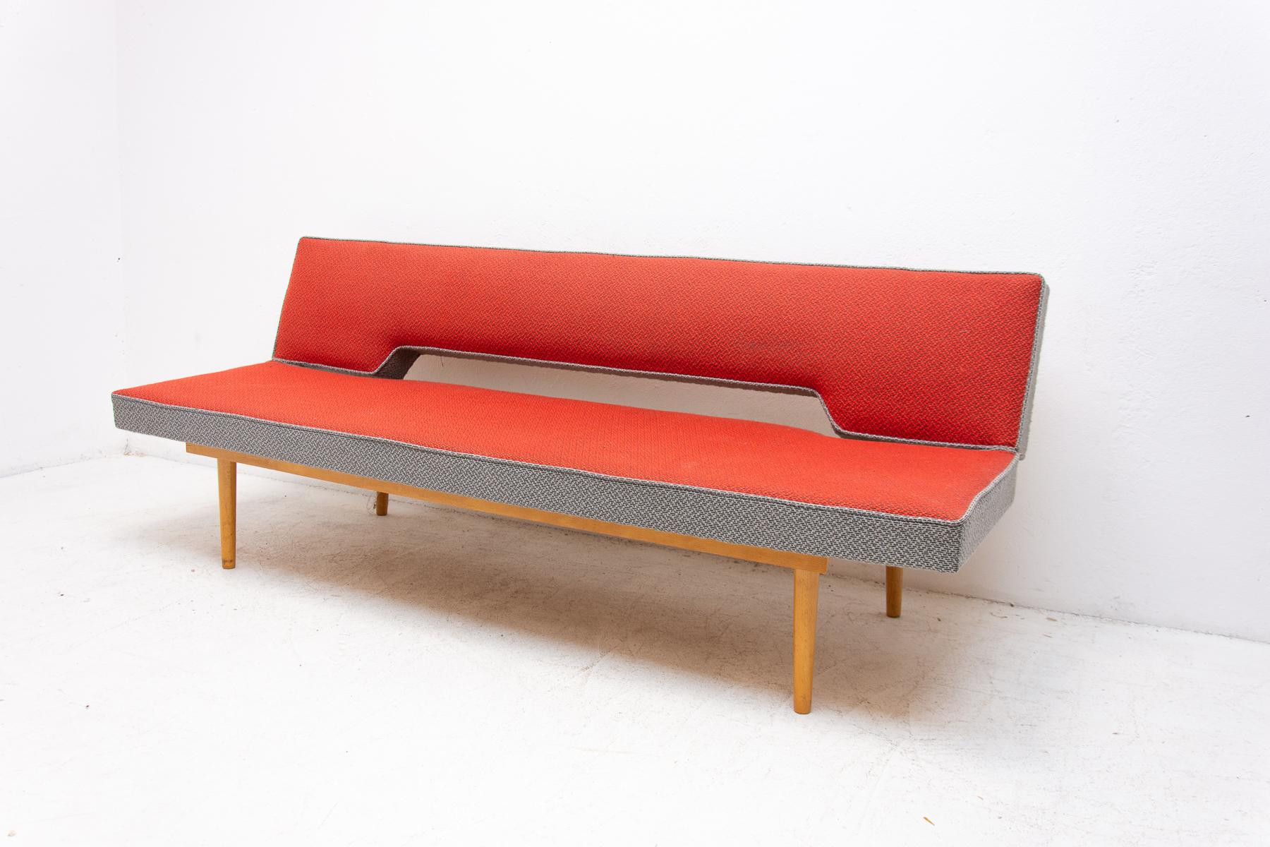 Mid-20th Century Midcentury Adjustable Sofa Bench by Miroslav Navrátil, 1960s, Czechoslovakia