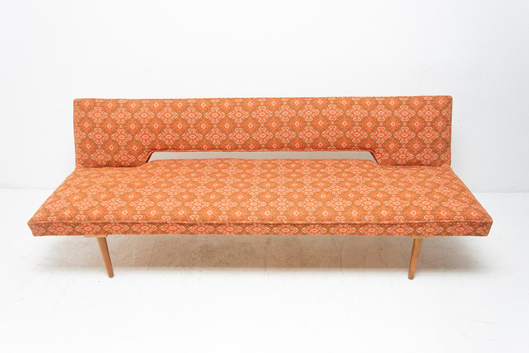 Mid-20th Century Midcentury Adjustable Sofa-Bench by Miroslav Navrátil, 1960s, Czechoslovakia