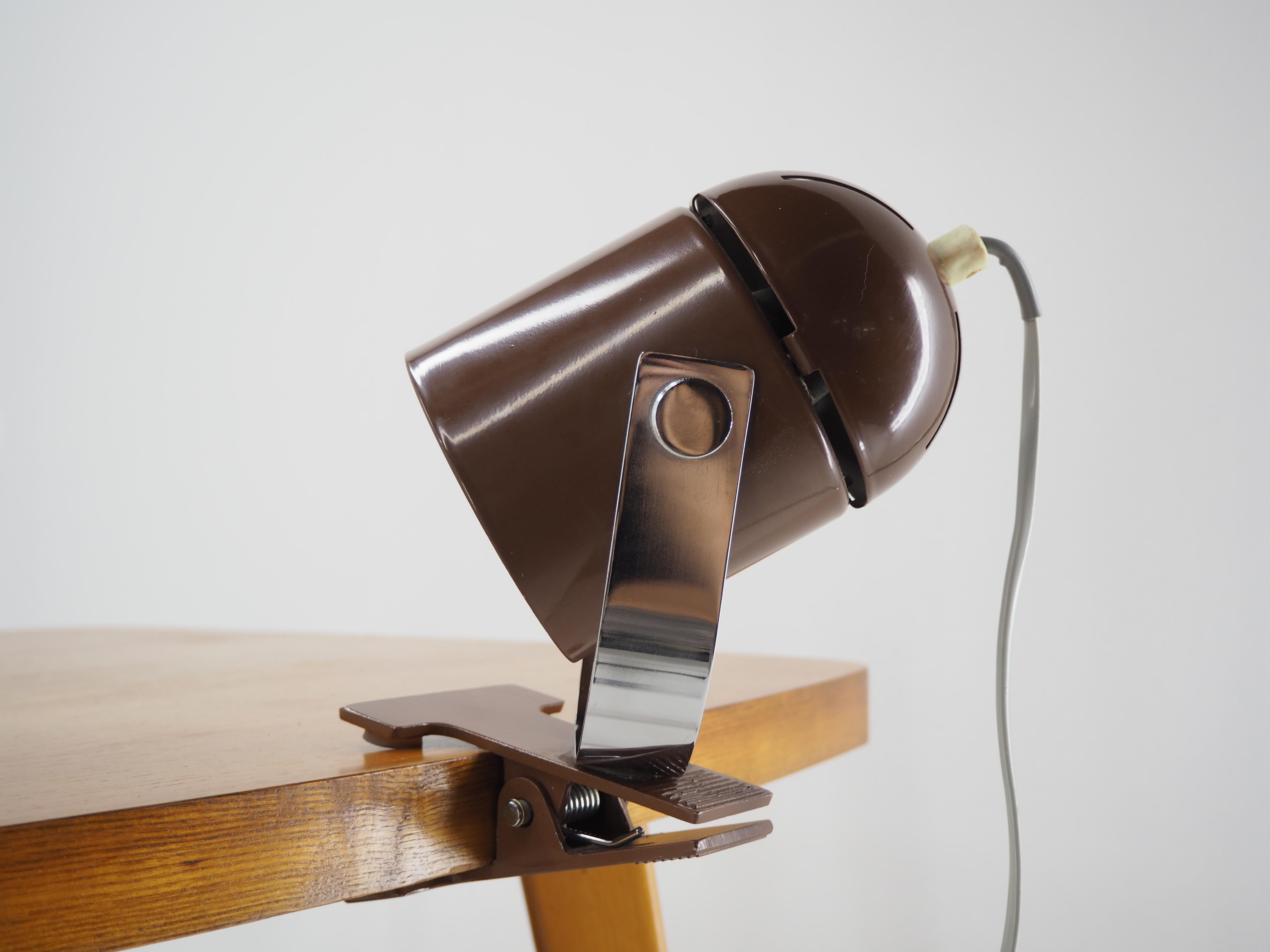 Czech Midcentury Adjustable Table Lamp Combi Lux, Lidokov, Stanislav Indra, 1970s For Sale