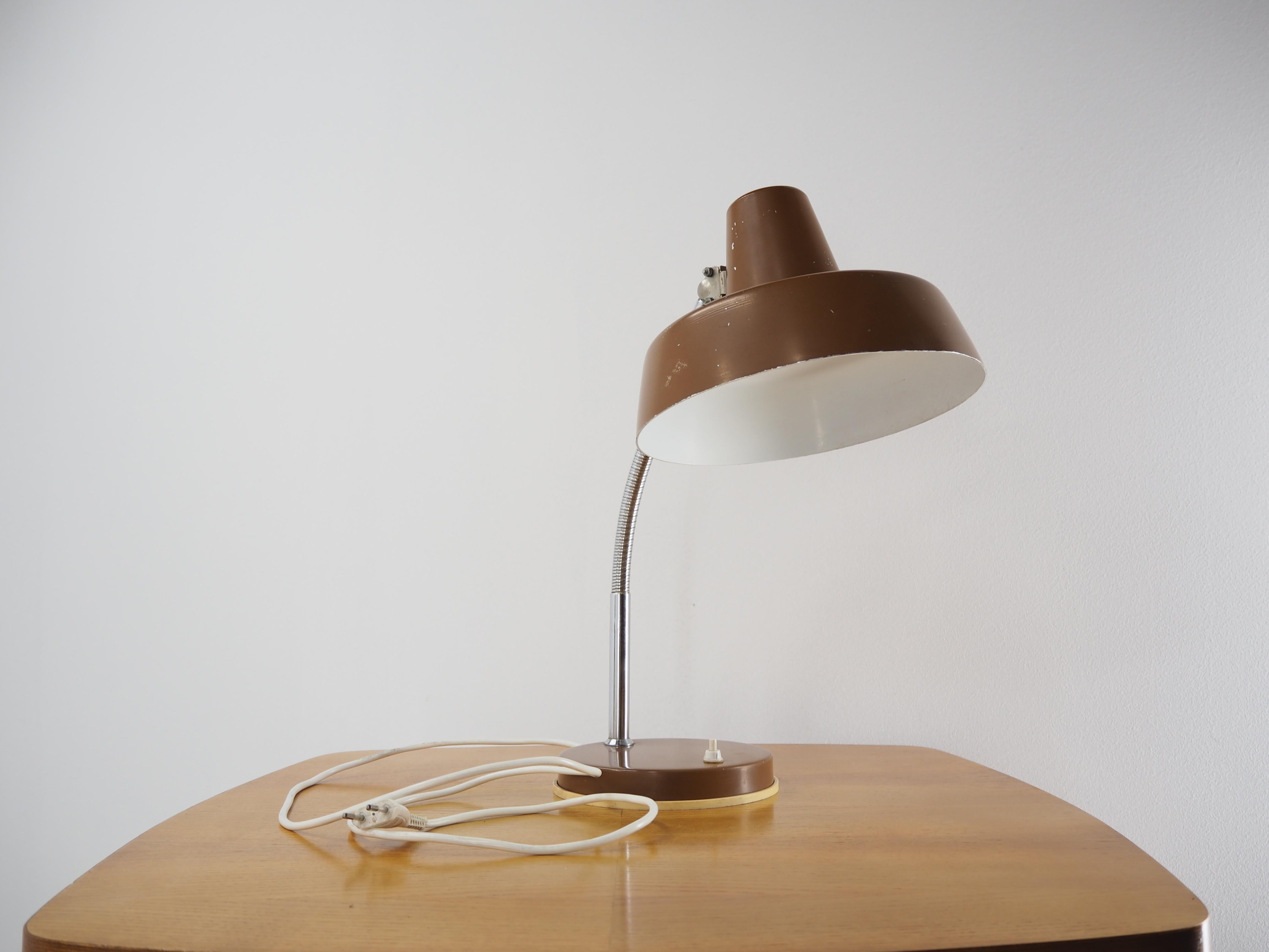 MIdcentury Adjustable Table Lamp, Czechoslovakia, 1960s 3
