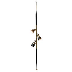 MidCentury Adjustable Tension Spot Floor Pole Lamp Attr. to Hala Zeist