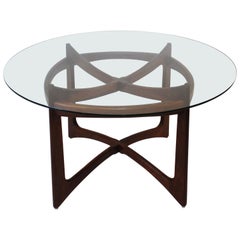 Midcentury Adrian Pearsall Sculptural Walnut Dining Table
