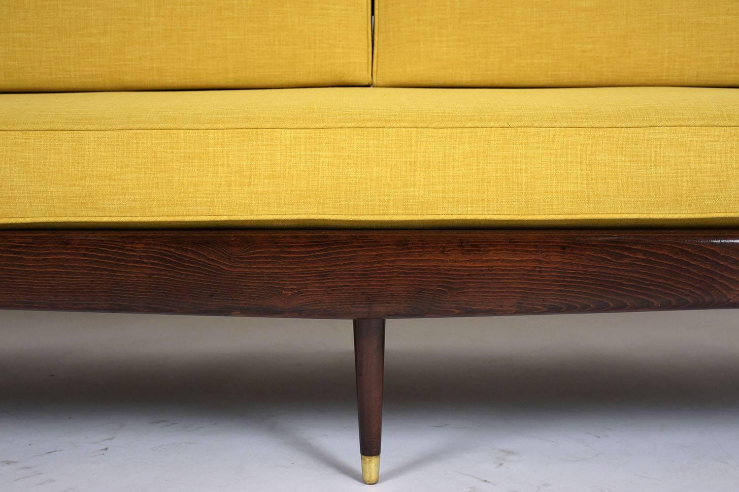 Midcentury Adrian Pearsall Sofa with Side Tables 4