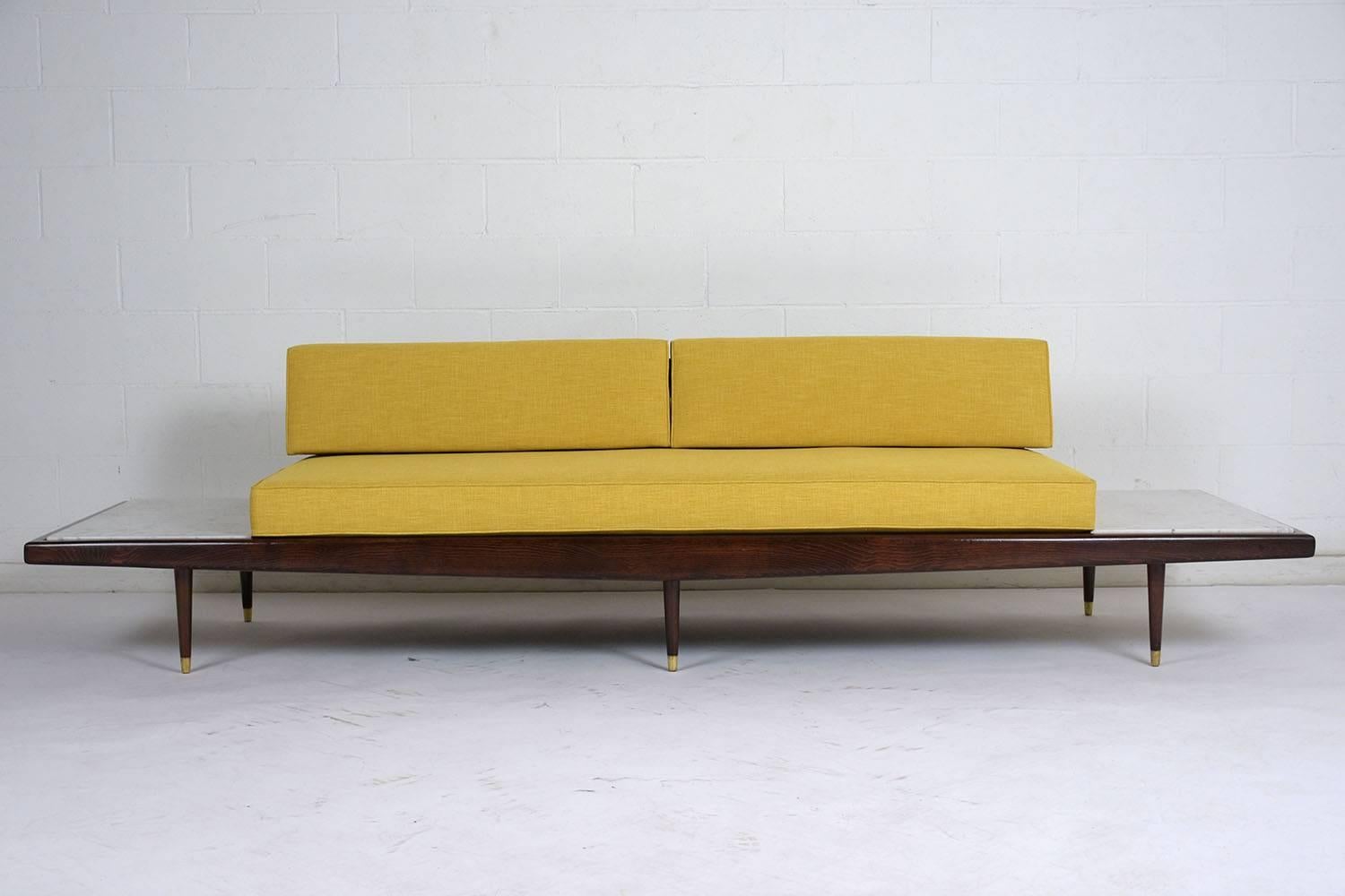 Mid-Century Modern Midcentury Adrian Pearsall Sofa with Side Tables