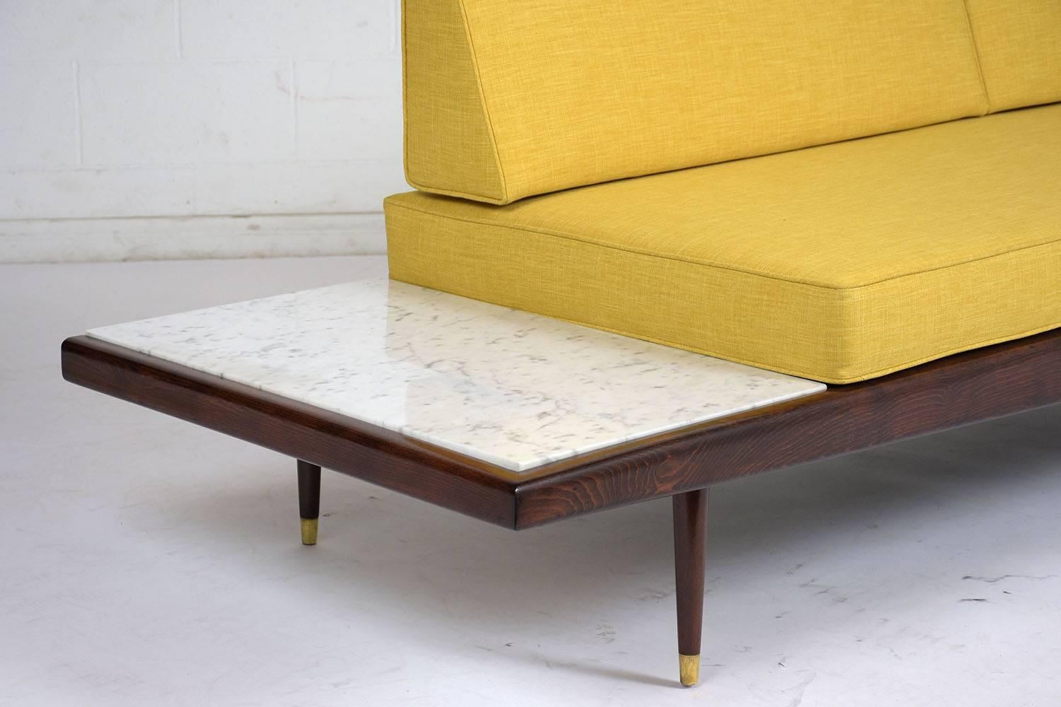 20th Century Midcentury Adrian Pearsall Sofa with Side Tables