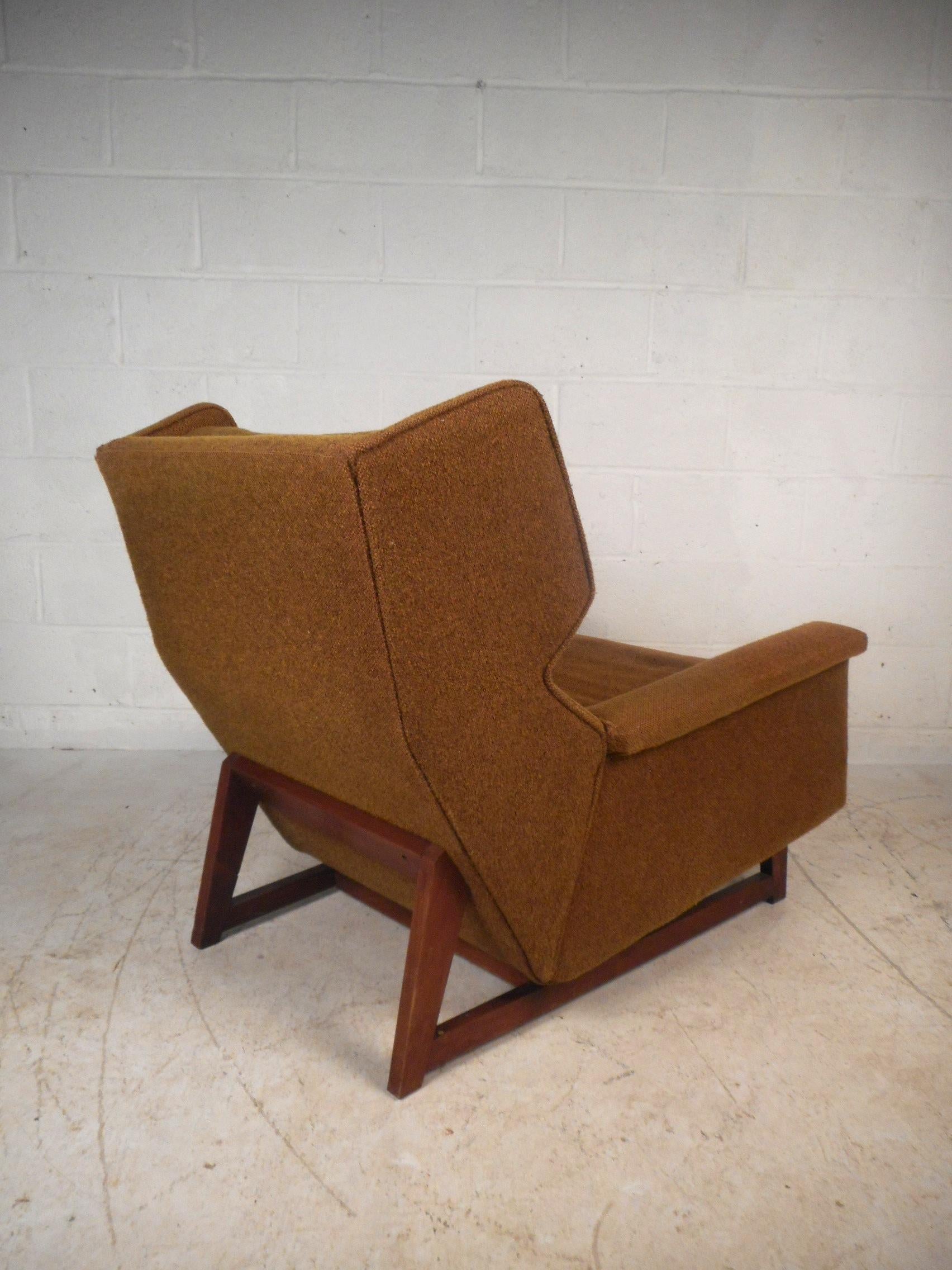 Mid-Century Modern Midcentury Adrian Pearsall Style Lounge Chair and Ottoman by Weiland