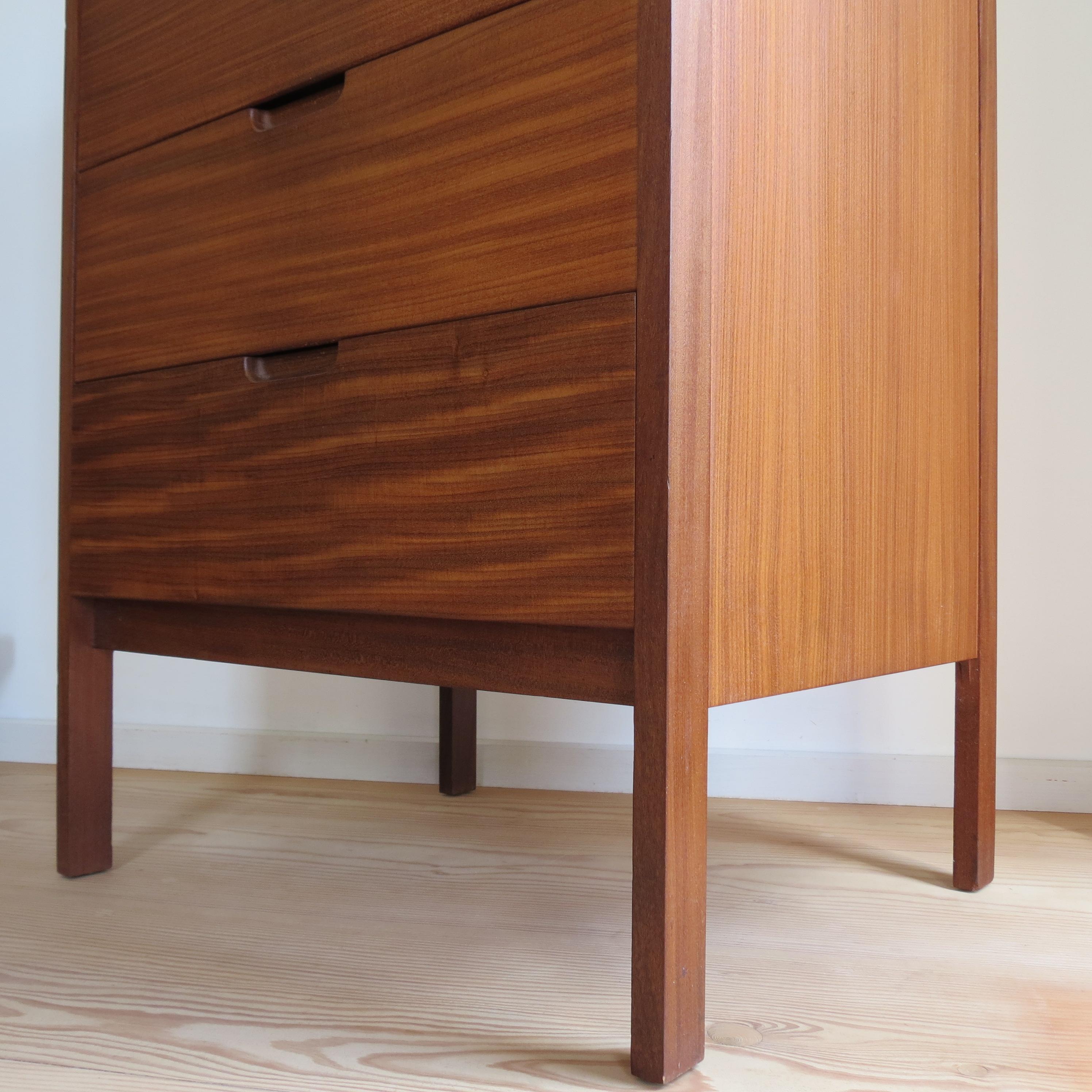 Mid-Century Afrormosia Chest of Drawers by Richard Hornby for Fyne Ladye, 1960s 3