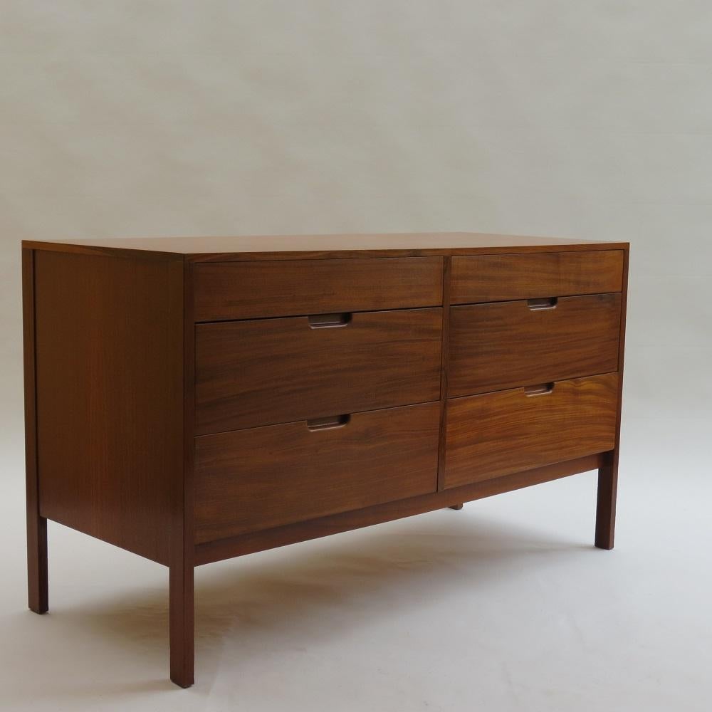 English Midcentury Afrormosia Chest of Drawers by Richard Hornby for Fyne Ladye, 1960s