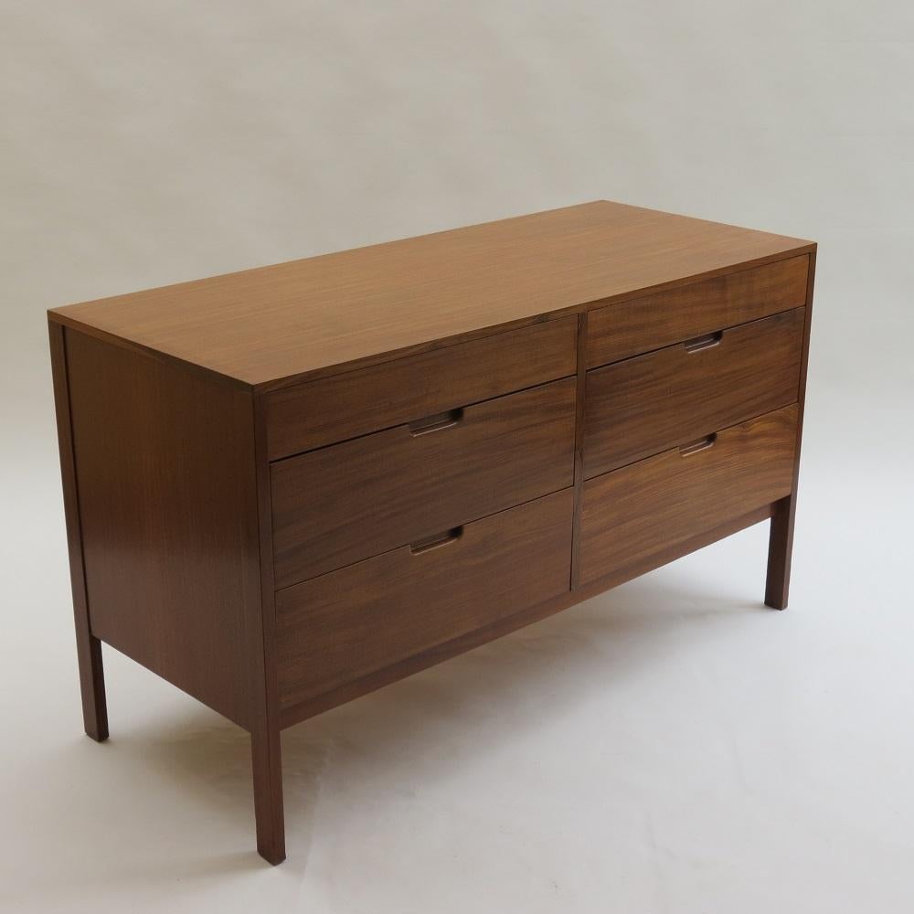Machine-Made Midcentury Afrormosia Chest of Drawers by Richard Hornby for Fyne Ladye, 1960s