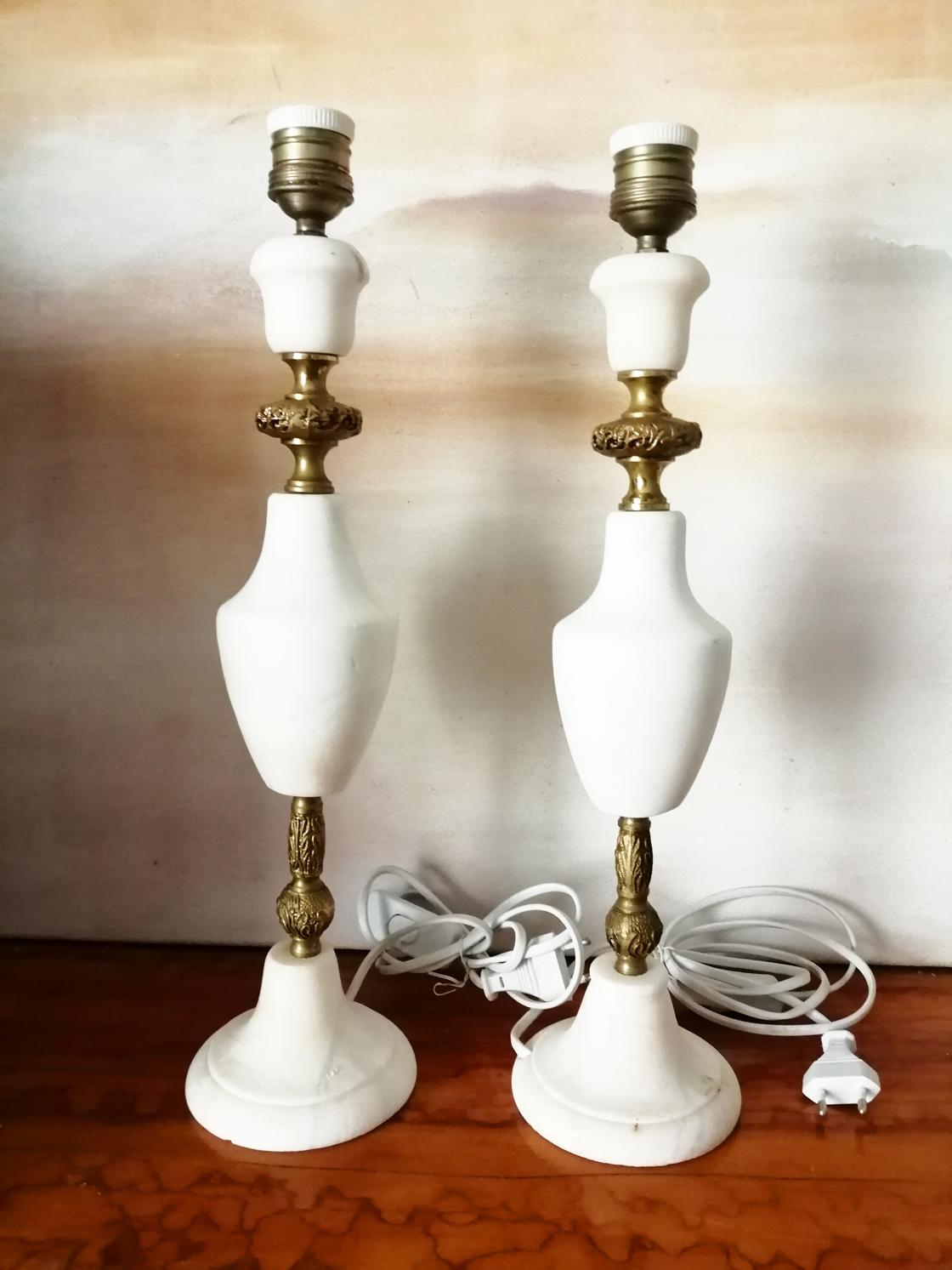 alabaster lamps from italy