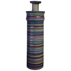 Midcentury Aldo Londi for Bitossi Ceramic Vase, Italy, 1950s