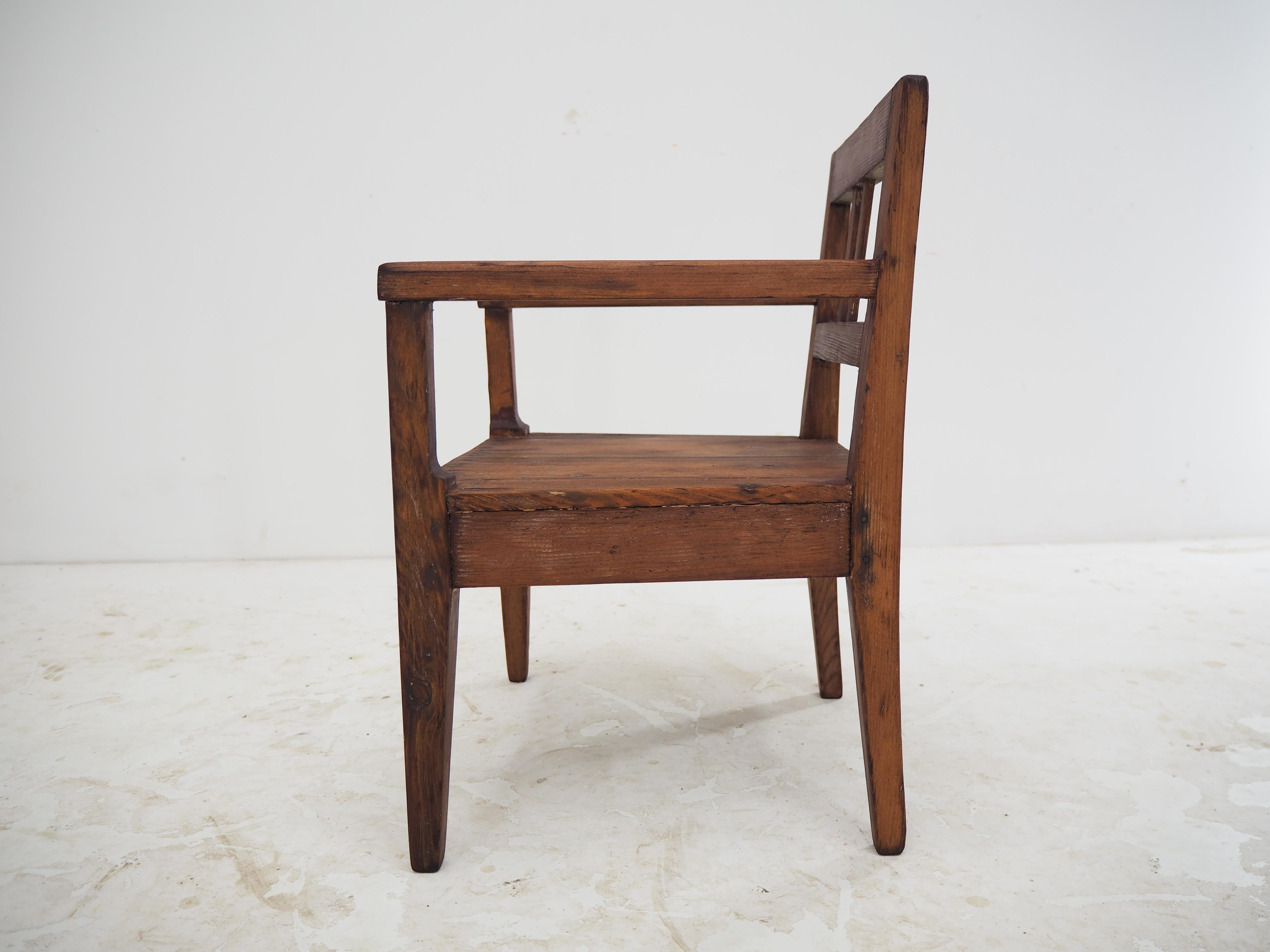 Wood Midcentury Allwood Kids Armchair, 1950s For Sale