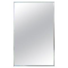 Midcentury Aluminum Frame Mirror