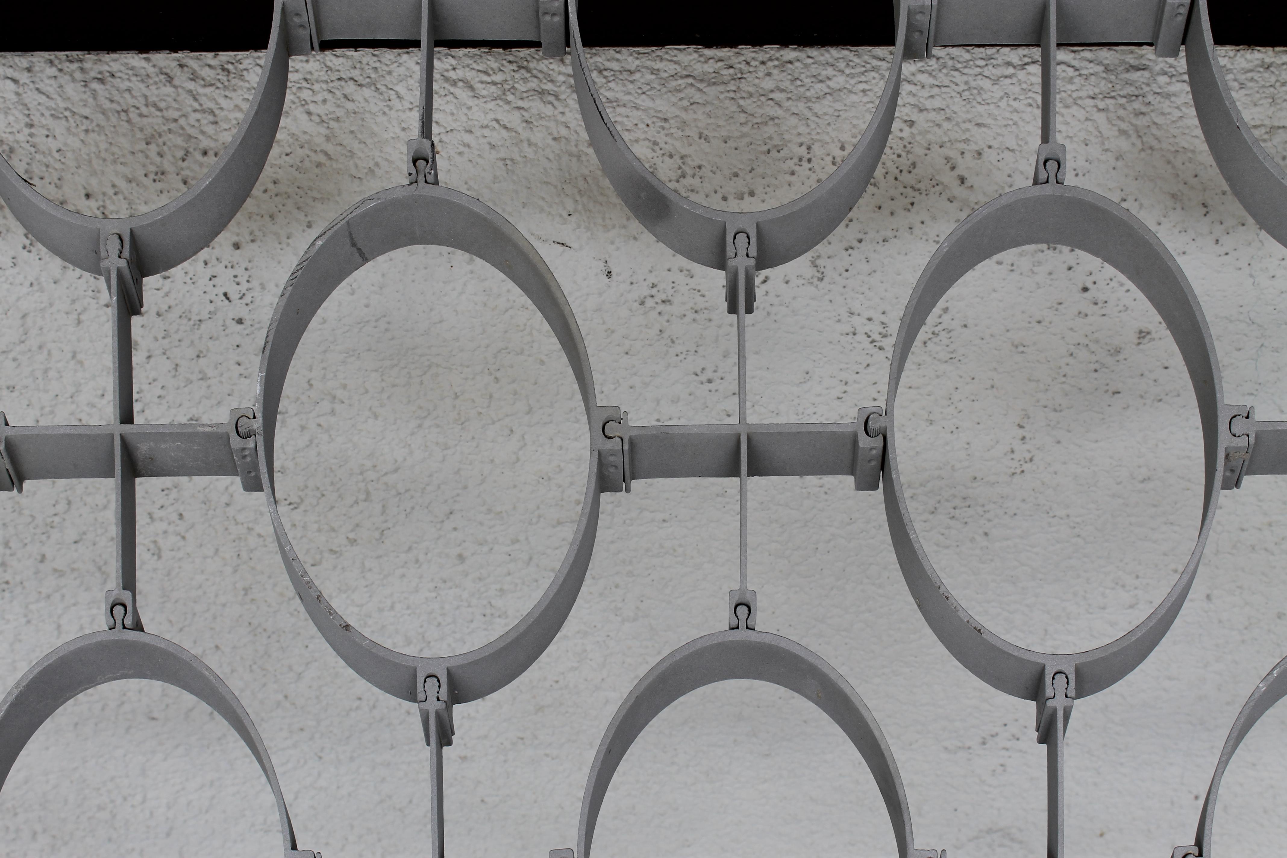 American Modernist Architectural Aluminum Panels / Railings For Sale