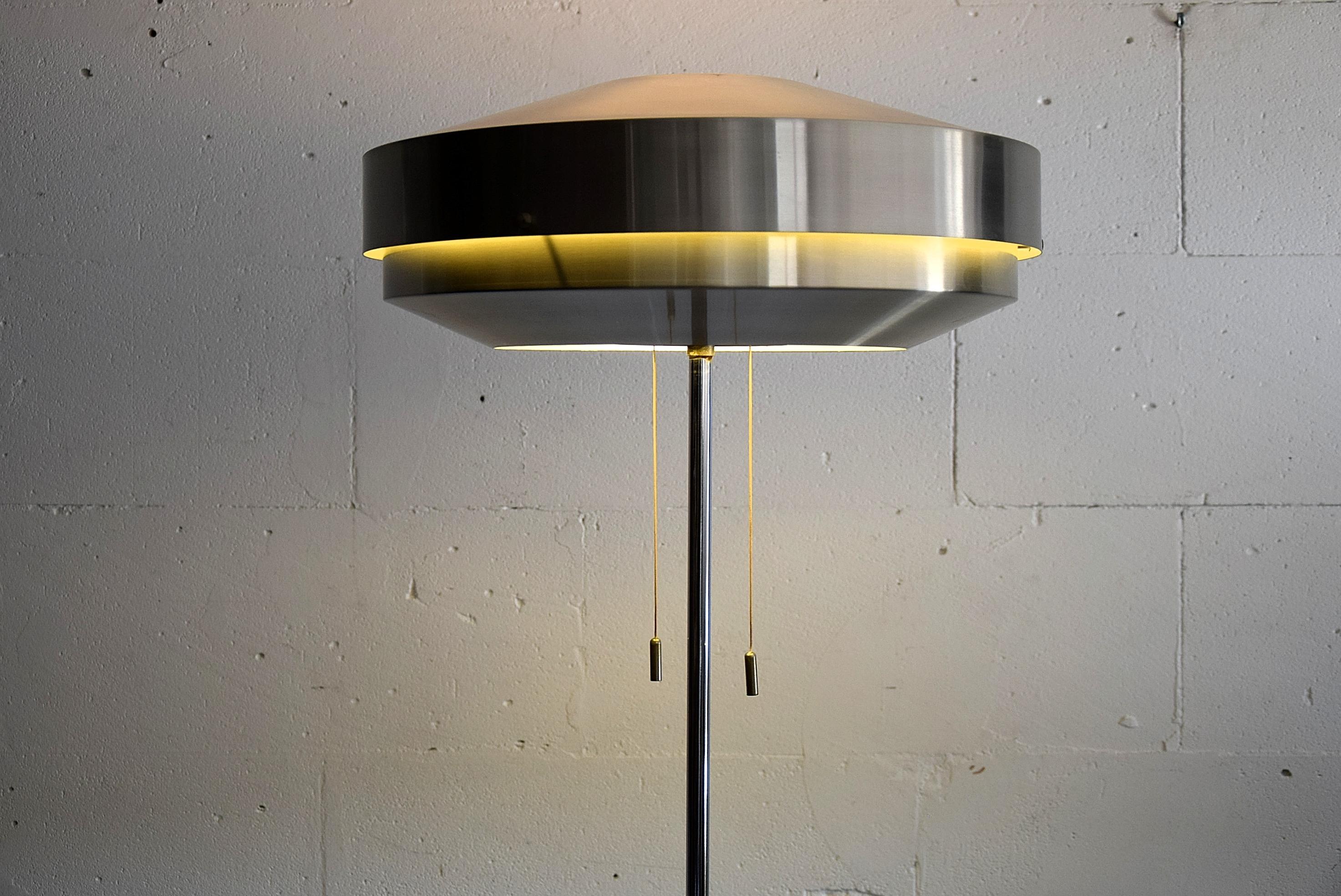 Mid-Century Metal Floor Lamp by Niek Hiemstra for Evolux 3