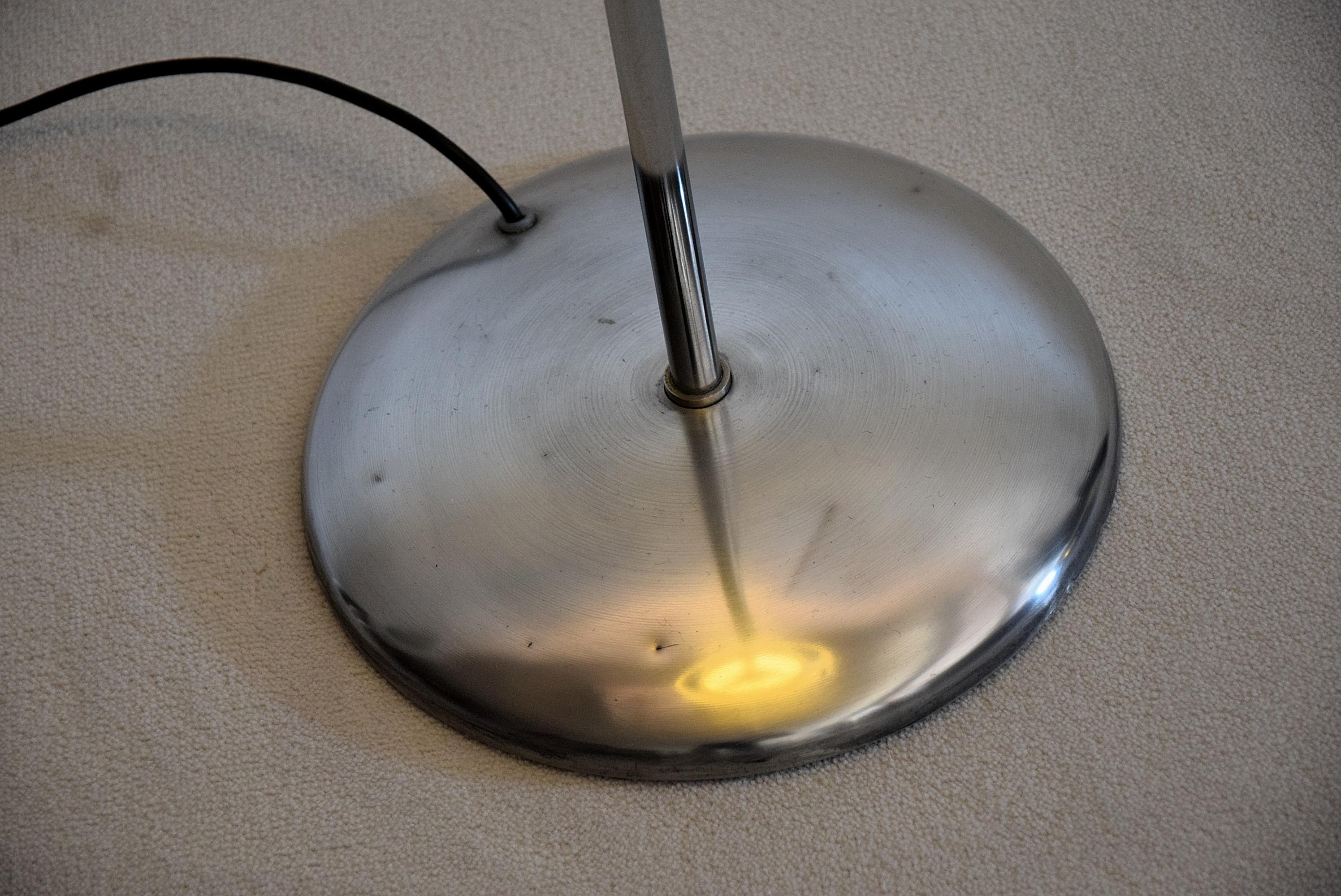 Mid-Century Metal Floor Lamp by Niek Hiemstra for Evolux In Good Condition In Weesp, NL