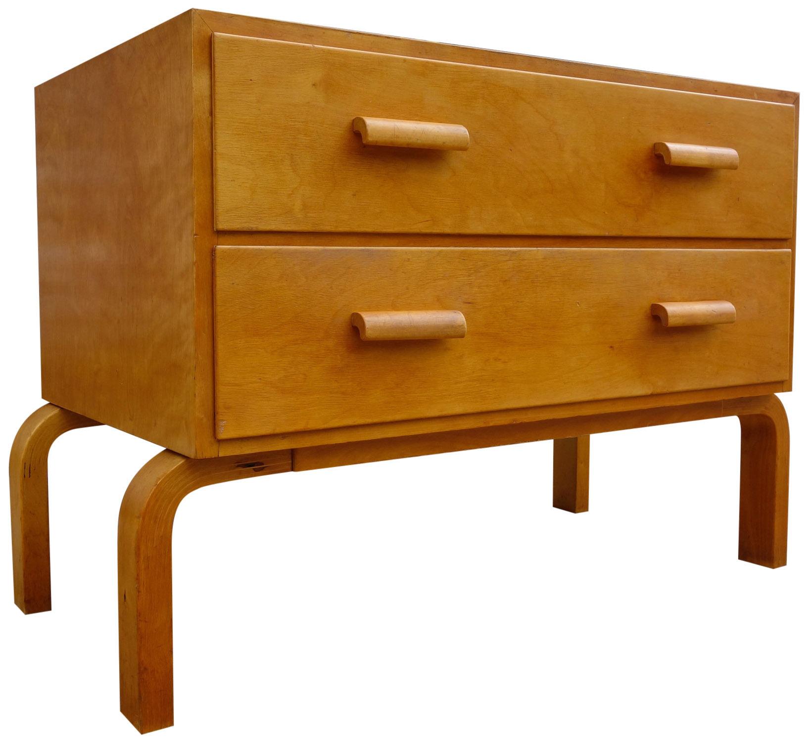 Midcentury Alvar Aalto Chest of Drawers In Good Condition In BROOKLYN, NY