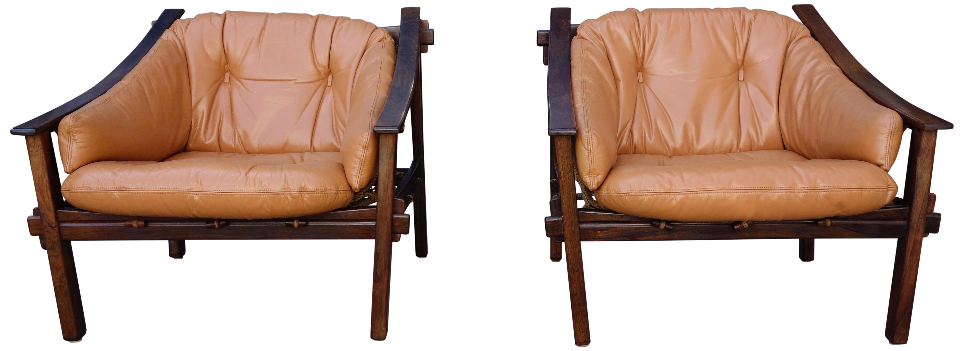 Mid-Century Modern Midcentury Amazonas Armchairs by Jean Gillon